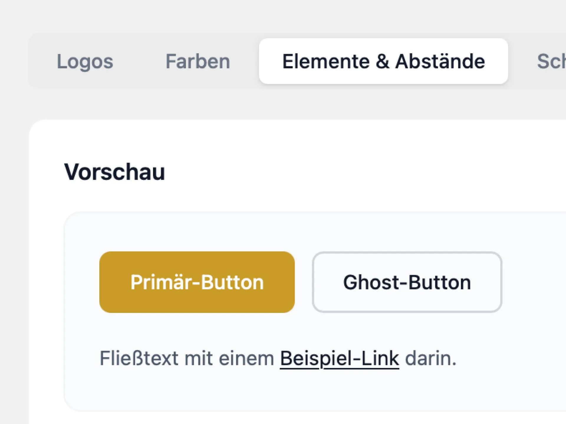 Buttons, Links und Karten